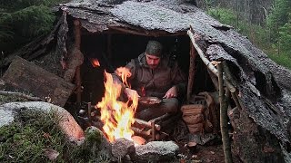 Solo Overnight Bushcraft Camp [upl. by Rebecca30]