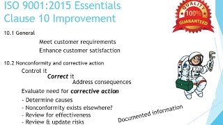 ISO 90012015 Essentials Part 4 [upl. by Fleda]