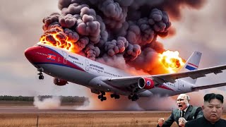 happened 30 seconds ago the plane carrying 500 NORTH KOREAN commanders was destroyed by Ukraine [upl. by Eittol]