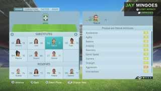 FIFA 16 Early Xbox 360  Brazil Womens National Team Roster FULL [upl. by Yaja]