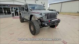 USED 2022 JEEP WRANGLER Unlimited Rubicon at Autos of Texas USED 101795 [upl. by Nosliw]