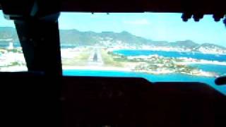 Boeing 747 KLM landing SintMaarten [upl. by Merry]