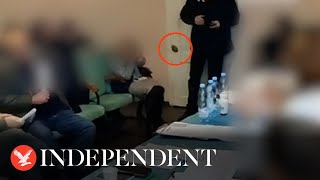 Ukrainian politician detonates grenades during council meeting [upl. by Mayeda]