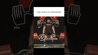 Real 500kg deadlift eddiehall wsm trending gym gymlife motivation funny facts edit [upl. by Gard517]