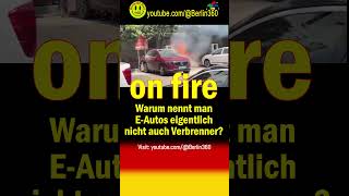 Warum nennt man EAutos eigentlich nicht auch Verbrenner Fahrzeug Akkus Wartung ADAC Feuerwehr [upl. by Ayatahs]