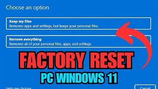 How To Factory Reset Laptop Windows 11 [upl. by Elladine243]