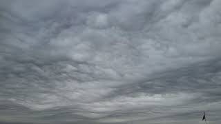 October 1 2024 Timelapse of gravity clouds cloud waves or asperatus [upl. by Aliuqet57]