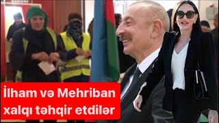 İlham xalqı saymadı Mehribanın seçki çantası Jiletli süpürgəçi xalalar [upl. by Schlesinger234]