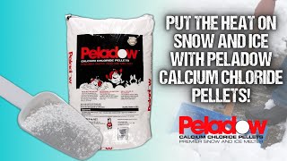 Peladow Premier Calcium Chloride Pellets Snow amp Ice Melter [upl. by Elyag]