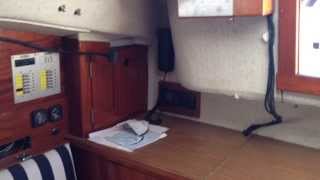 Hallberg Rassy 26  Inside Video [upl. by Surad]