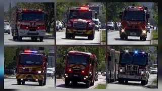 Unidades respondiendo a alarma de incendio  CBSB [upl. by Yras459]