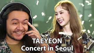 TAEYEON Concert in Seoul  Time Lapse amp Circus amp I  REACTION [upl. by Anauj]