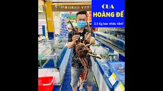 Cua hoàng đế nặng 25kg giá bao nhiêu [upl. by Seaman678]