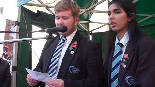 Cullompton Remembrance Day Parade amp Armistice Day 2019 [upl. by Wiltz]