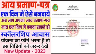 एक दिन में आय प्रमाणपत्र कैसे बनाये  एक दिन में आय प्रमाणपत्र कैसे बनवाये  MP Income Certificate [upl. by Astrahan167]