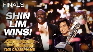 Shin Lim Is THE WINNER  Americas Got Talent The Champions [upl. by Sykes]