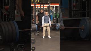 ELITE Powerlifter ANATOLY Pretends to be Old Man in GYM anatoly fitness gym [upl. by Ahsaelat]