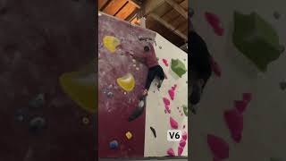 Movement Santa Clara Black V6 bouldering climbing [upl. by Ynomrah894]