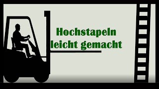 11 Bedienung unterschiedlicher Arten von Stapler Schubmaststapler [upl. by Ali178]