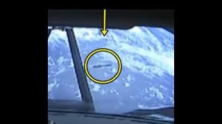 Cylindrical Shape Object Hovering Above The Earth Caught by Starman Falcon Heavy [upl. by Matusow659]