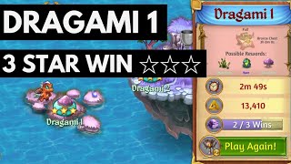 Merge Dragons Dragami 1 • 3 Star Win ☆☆☆ [upl. by Llenart]