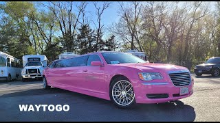 Pink Limos Chicago WAYTOGO Pink Limo Rentals Cherry On Top 8557915466 [upl. by Enelhtac]