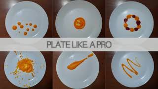 Plate Like A Pro Plating Techniques for Sauces [upl. by Anelle]