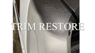 Restoring Faded Black Trim on a Chevy Avalanche [upl. by Perkoff]