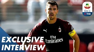 Milans new Captain Alessio Romagnoli Exclusive Interview  Serie A [upl. by Bagger]