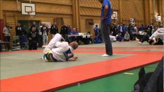 BJJ SM 2011 Herrar seniorer 823kg Alexander Musi Wennergren vs Filipe Machado [upl. by Odnumyer482]