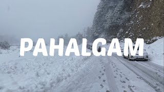 Pahalgam in January  Kashmir  Ep04  full vlog [upl. by Nwahsad]