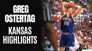 Greg Ostertag Official Kansas Jayhawks Highlights [upl. by Audrey78]