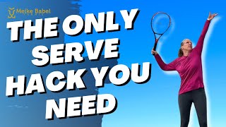 The Best Hack for a Better Tennis Serve for Tennis Players at ANY LEVEL [upl. by Malha]