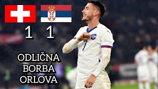 🇨🇭ŠVAJCARSKA 11 SRBIJA 🇷🇸  💥DUŠAN SILNI SE VRATIO  🏆LIGA NACIJA [upl. by Llenwahs916]