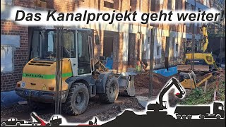 Weiter gehts das KanalProjekt  Regenwasser amp Drainage verlegen  Baustellentagebuch [upl. by Lexie]