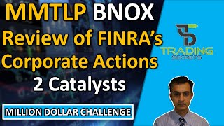 BNOX Bionomics 2 FDA Catalysts MMTLP A review of FINRAs Corporate Actions process amp legal updates [upl. by Arita]