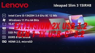 Lenovo Ideapad Slim 3 15IRH8Port 5901 [upl. by Bonns97]