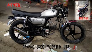 Bike modification I Runner Dayang 80cc I Bike parlour [upl. by Sukhum]