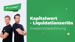 Kapitalwert  Liquidationserlös berücksichtigen StudyHelp [upl. by Isadore]