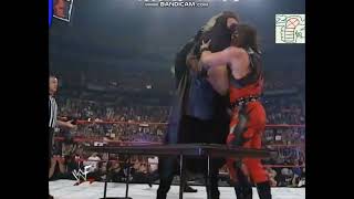 Kane amp Undertaker chokeslam Triple H through table [upl. by Flann]