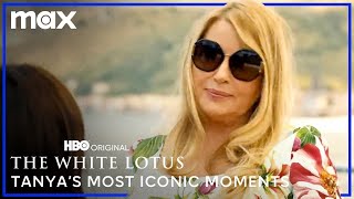 Tanya McQuoids Most Iconic Moments  The White Lotus  Max [upl. by Nrev]