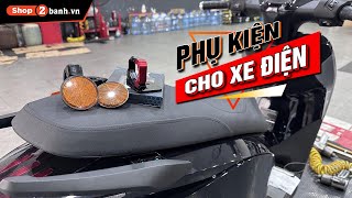 Xe điện Dat Bike Quantum lên phụ kiện mắt mèo phản quang và móc treo CNC cá tính [upl. by Merilyn928]