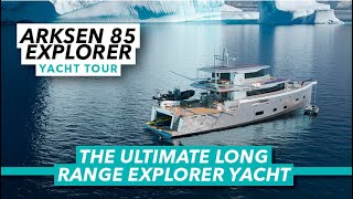 The ultimate long range cruiser  Arksen 85 Explorer full tour  Motor Boat amp Yachting [upl. by Hertha]