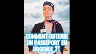 Comment obtenir un passeport en urgence [upl. by Esinrahc]