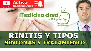 Rinitis inflamación de la nariz goteo nasal moqueo Tratamiento  Medicina Clara [upl. by Egnalos759]