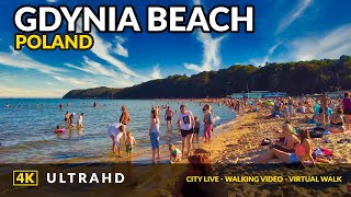 4K Gdynia Beaches ❤️ Walking Tour to Experience the Best of Polands Shorelines [upl. by Romonda372]