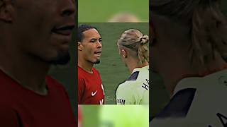 Van Dijk vs Haaland 🥶 football shorts [upl. by Notpmah]