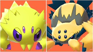 FULL JOLTIK EVOLUTION TEAM Shiny Joltik Shiny Galvantula Moveset [upl. by Wu]