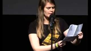 Poetry Slam Meisterschaft 2013 quotHazel Bruggerquot 0214 [upl. by Guenevere]