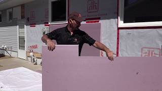 How To Install Styrofoam Insulation On A Homes Exterior [upl. by Oinafipe]